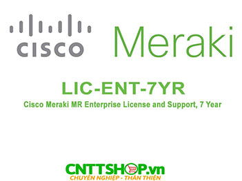 LIC-ENT-7YR Cisco Meraki MR Enterprise License and Support, 7 Year