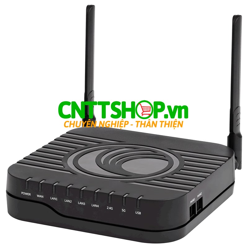 Cambium cnPilot R201P 802.11ac dual band Gigabit WLAN Router with ATA and POE.