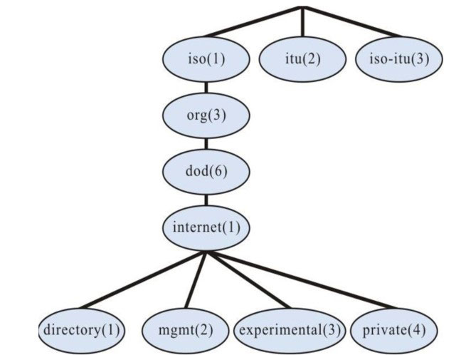 ASN.1 tree diagram of network management
