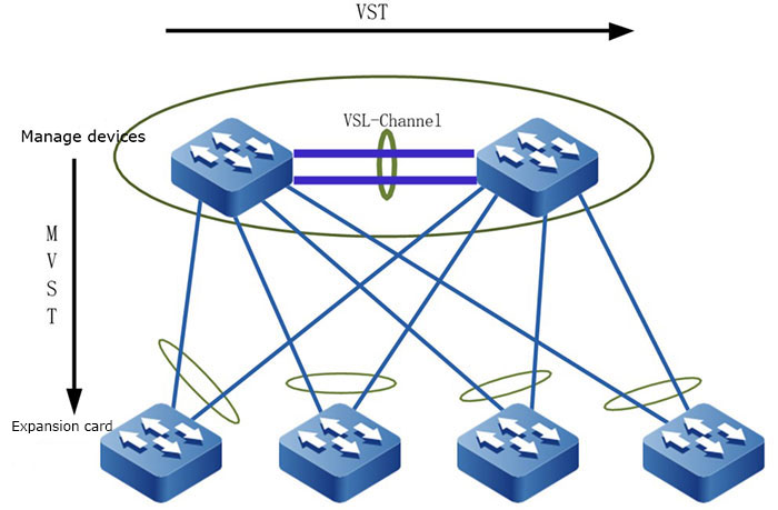 MVST physical network view