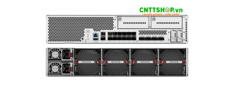 Mặt trước và sau của firewall Cisco CSF6170-A-ASA-K9