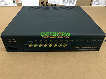 ASA5505-BUN-K9 - ASA 5505 Appliance with SW, 10 Users, 8 ports, 3DES/AES