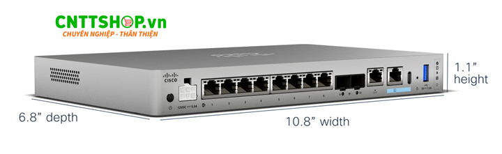 Cisco CSF1220CX-TD-K9 là tường lửa phù hợp cho doanh nghiệp lớn, cung cấp bảo mật toàn diện và hiệu suất mạnh mẽ