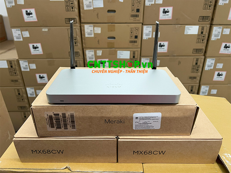 ルーター・ネットワーク機器 CISCO Meraki MX68CW Meraki MX68W Router/Security Appliance with 802.11ac - AU Stock