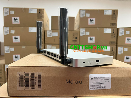 Cisco Meraki MX68CW-HW-WW Security and SD-WAN, Integrated Wi-Fi and LTE