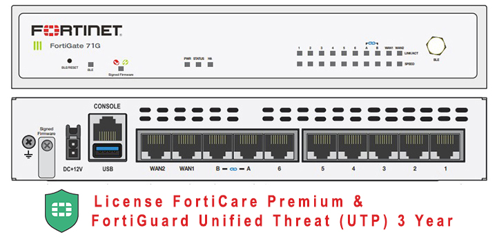 Firewall FortiGate FG-71G-BDL-950-36