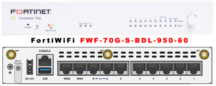 FortiWiFi FWF-70G-S-BDL-950-60