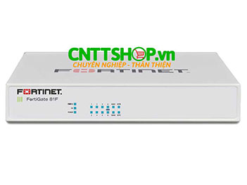 Fortigate FG-81F 8 x GE RJ45 ports, 2 x RJ45/SFP shared media WAN ports.