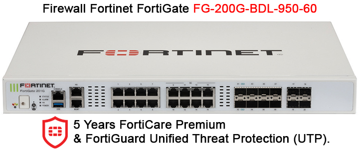 Thiết bị tường lửa Firewall fortinet fortigate FG-200G-BDL-950