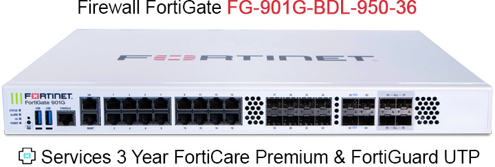 Tường lửa Firewall FortiGate FG-901G-BDL-950-36