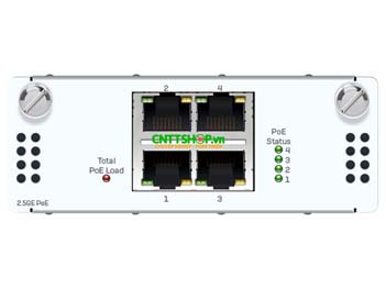 Sophos XSBZTCHC4 4 port 2.5GbE copper PoE FleXi Port module