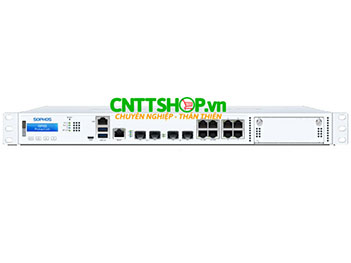 XGS-3100-HW Sophos XGS 3100, 8 x GE copper, 2 x SFP fiber, 2 x SFP+ 10 GbE fiber