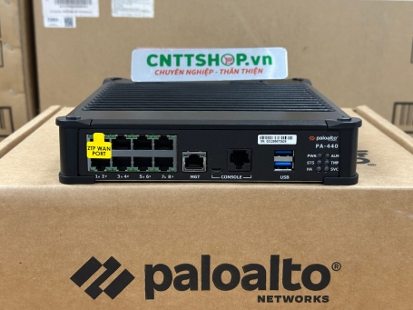 Firewall Palo Alto™ PAN-PA-440 (PA-440) Tường Lửa Bảo Mật Tích Hợp AI và ML