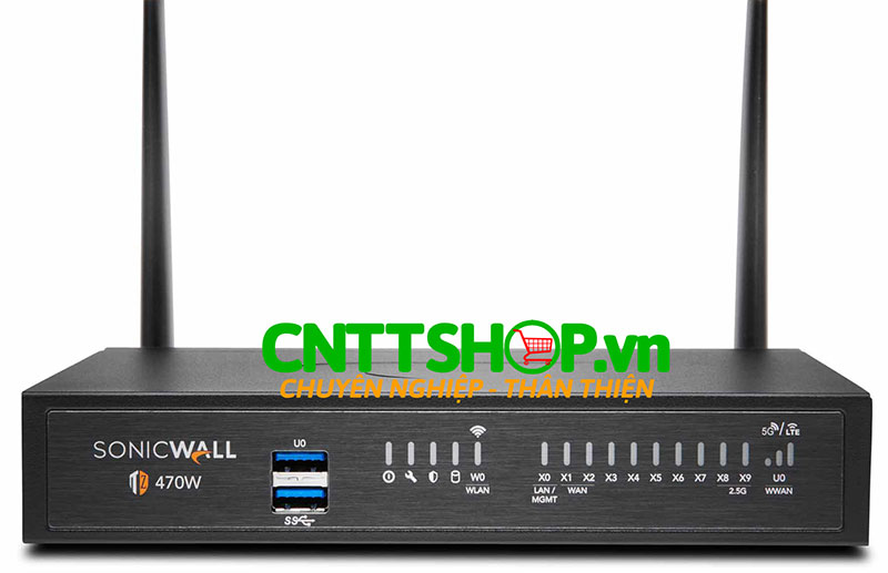 SonicWall TZ470W (02-SSC-6800) Wireless-AC Total Secure - Essential Edition 1 Year