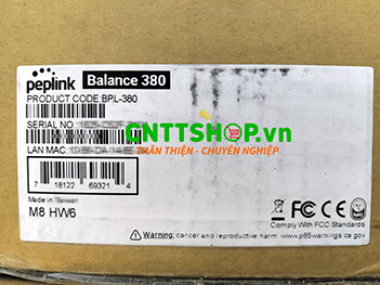 Peplink 380 Thiết bị cân bằng tải Load Balancing Peplink 380 BPL-380 Router