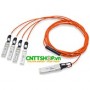 E100G-QSFP-4SFP-P-0301 Ruckus 4x25GE Direct Attached QSFP28 to 4 SFP28 PASSIVE Copper Breakout Cable