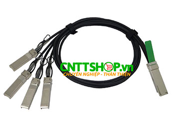 Cable DAC Brocade 40G-QSFP-4SFP-C-0101 QSFP+ to 4 SFP+ 1m 1-pack