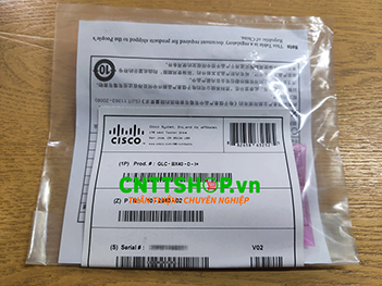 Cisco GLC-BX40-D-I 1GBASE-BX40 SFP 1550nm Single LC 40KM