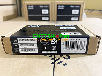 Cisco SFP MGBSX1 1000BASE-SX 850nm 500m MMF transceiver