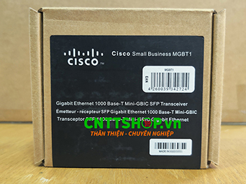 Cisco MGBT1 SFP 1000BASE-T RJ-45 100m Transceiver