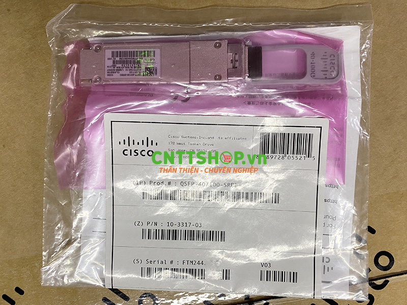 Cisco QSFP-40/100-SRBD= 100G and 40GBASE SR-BiDi QSFP Transceiver