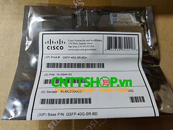 Cisco QSFP-40G-SR-BD 832 - 918nm 150m MMF Transceiver