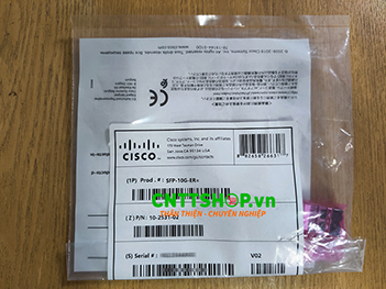 Cisco SFP-10G-ER for SMF 1550-nm dual LC 40km