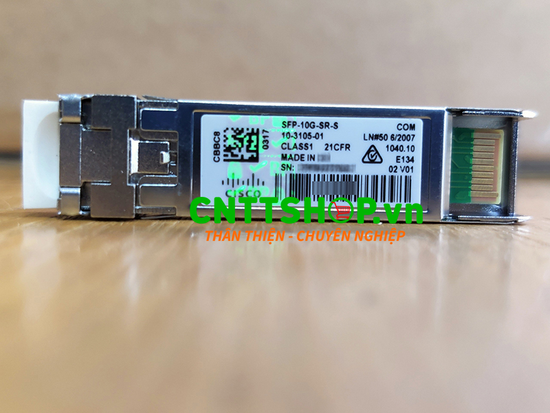Module quang Cisco SFP-10G-SR-S 10GBASE-SR SFP+ 850nm 300m DOM