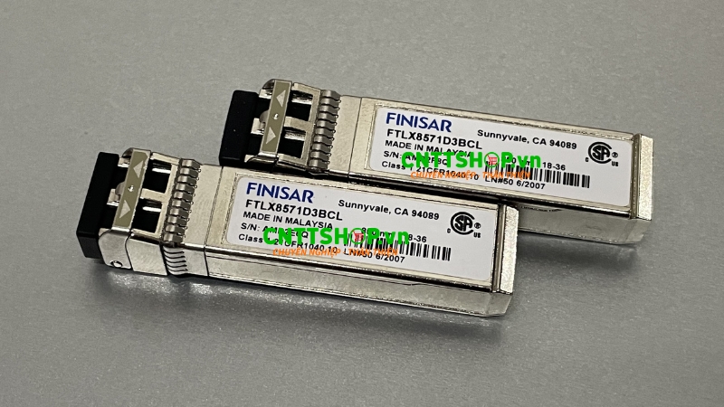 Finisar FTLX8571D3BCL: Giải pháp module quang 10G tốc độ cao cho doanh nghiệp