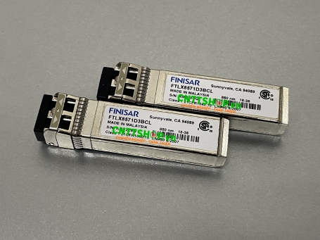 FTLX8571D3BCL module quang Finisar 10G SFP+ SR 850nm 300m MMF LC Duplex