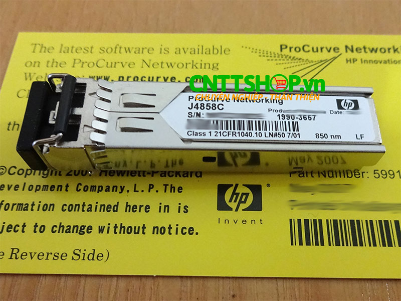 Module Quang HPE J4858C X121 1000BASE-SX SFP LC 850nm 550m Transcei...