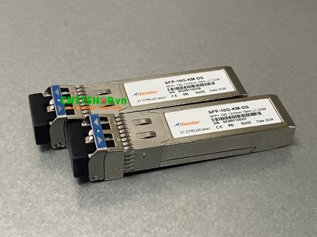 SFP-10G-10KM-DS-I module quang Handar 10G SFP+ 1310nm 10km SMF LC Duplex Industrial