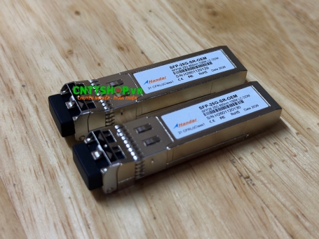 SFP-25G-SR-OEM module quang Handar 25G SFP28 850nm 100m MMF LC duplex for Aruba, Brocade