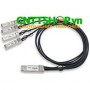 JNP-100G-4X25G-1M Juniper QSFP28 to 4 SFP28 25GbE DAC Cable 1m sử dụng cho QFX5220-128C-AFO