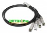 Juniper JNP-100G-4X25G-5M, QSFP28, MPO-12, MMF, 100 m, 850 nm