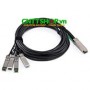 JNP-QSFP-DACBO-10M Cable DAC Juniper QSFP+ to SFP+ 10GbE 10m active