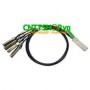 Cable DAC Juniper QFX-QSFP-DACBO-1M QSFP+ to SFP+ 1m Passive sử dụng cho QFX5120-48YM-AFI