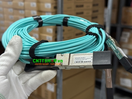 MFS1S50-H010E-C cáp quang AOC Mellanox 200G QSFP56 to 2xQSFP56 10m