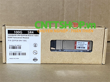 QSFP28-SR4-100G QSFP28 850nm 100m DOM MTP/MPO-12 MMF Optical Transceiver