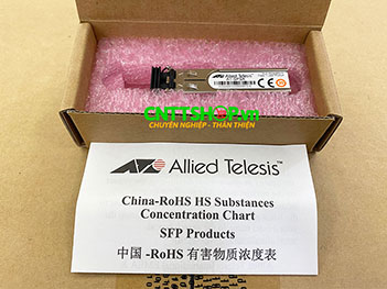 AT-SPSX Module Quang Allied Telesis 1000SX SFP, LC, MMF, 850 nm, 550m