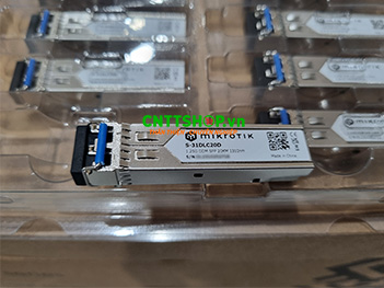 Mikrotik S-31DLC20D SFP transceiver with 1,25G, 1310nm, Dual LC, 20KM, Single Mode