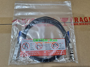 Mikrotik XS+DA0003 Cáp gắn module quang 1G / 10G / 25G