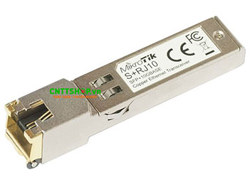 Mikrotik S+RJ10 6-speed RJ-45 module for up to 10 Gbps