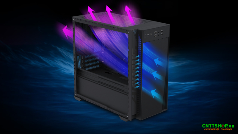 Bộ PC này có thiết kế luồng gió tối ưu