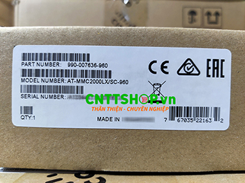 AT-MMC2000LX/SC Allied Telesis Media Converter 10/100/1000T to 1000LX/SC