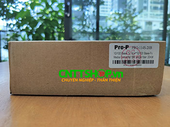 PRO-114S-20B 4x 10/100Base-Tx to 100Base-Fx Converter.