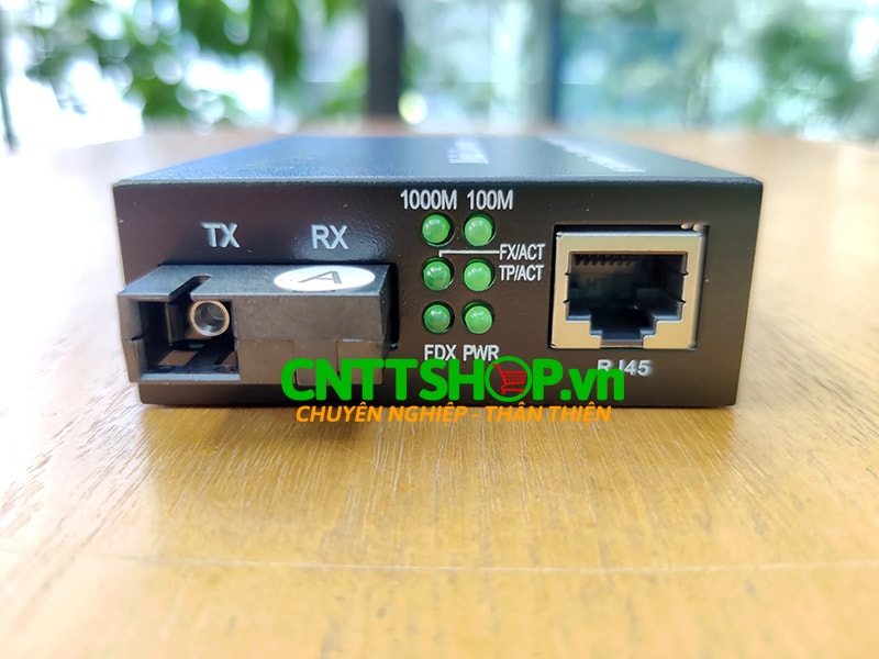 Bộ chuyển đổi quang điện Media Converter PRO-210S-20A 10/100/1000M, Single Fiber, Single Mode, TX1310/RX1550nm, 20KM