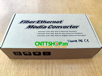 PRO-210S-20A Media Converter  10/100/1000, SMF, TX1310/RX1550nm, 20KM