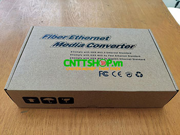 PRO-214S-20A Media converter 4x 10/100/1000 Base-Tx to Base-Fx, 20km.