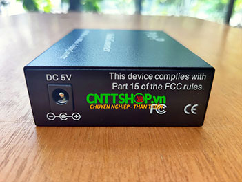 PRO-220M-2 Media Converter 10/100/1000M double fiber, 2km.